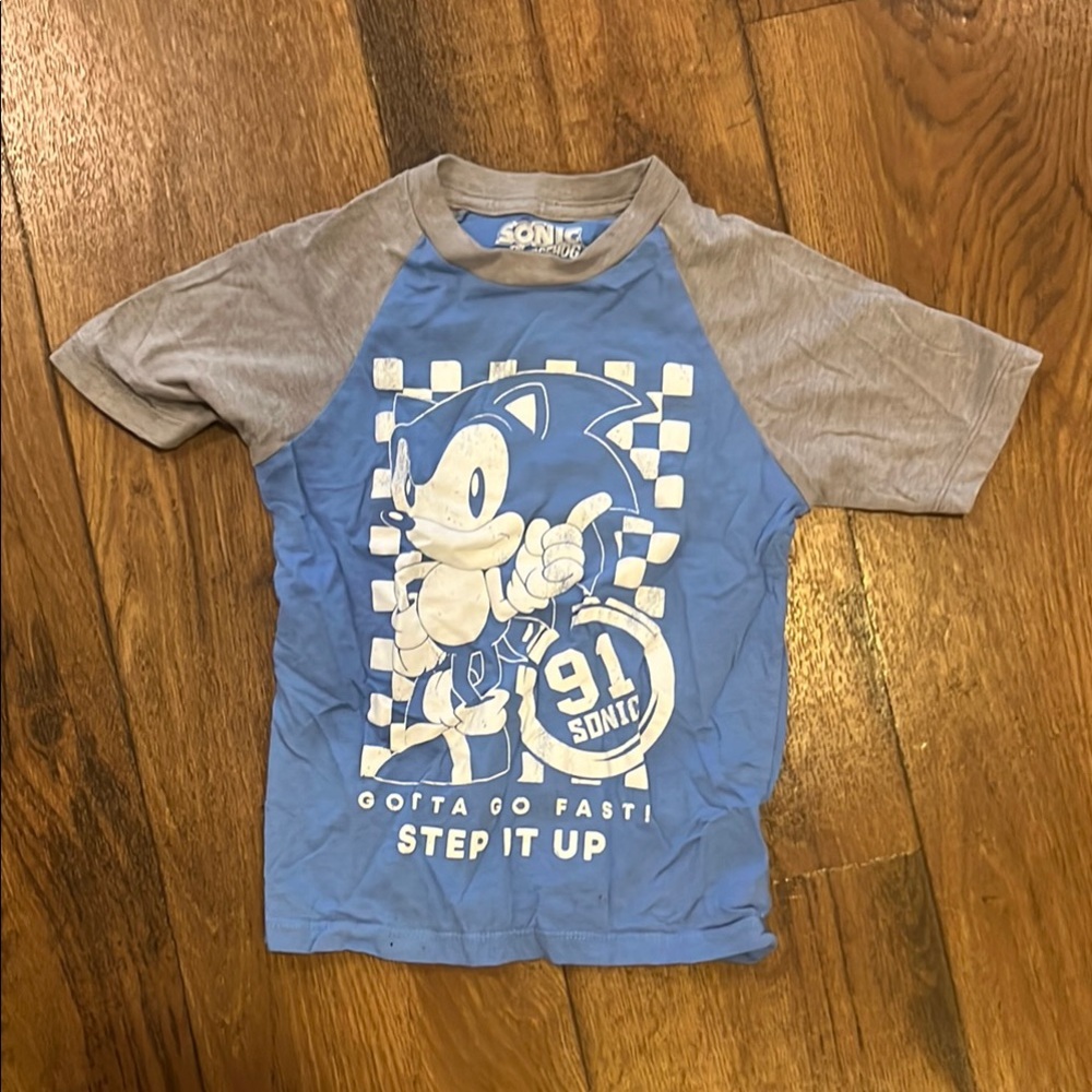 Kids Blue and Gray T-Shirt